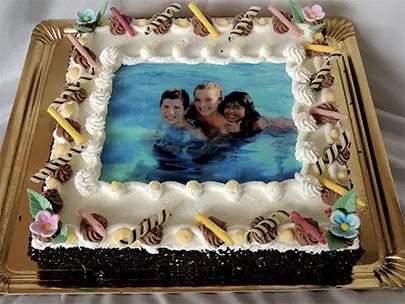 Tartas con foto: un dulce regalo que sorprende