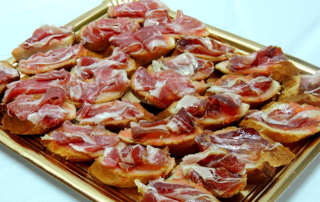 Pastelería La Palma-Montaditos de Jamón Serrano